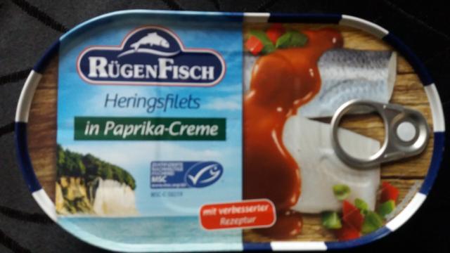 Rügen Fisch Heringsfilets, in Paprika Creme | Hochgeladen von: Kullerchen78