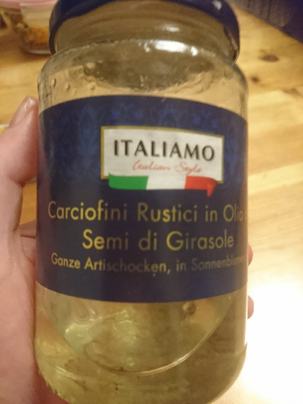 Italiamo Artischocken in Sonnenblumenöl, Carciofini Rustici in Olio Semi di Girasole von vellarina | Hochgeladen von: vellarina
