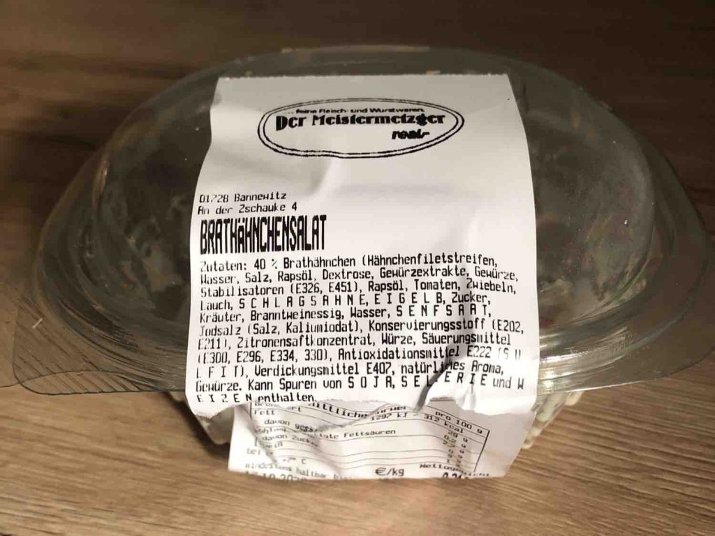 Brathähnchensalat, real Fleischtheke von Sebbbeee | Hochgeladen von: Sebbbeee