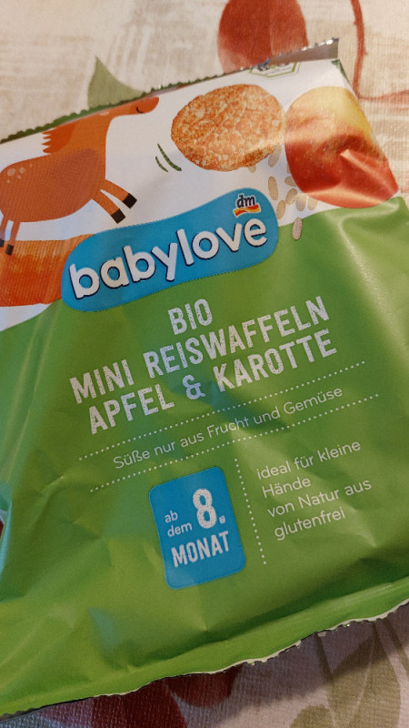 babylove BIo Mini Reiswaffeln Apfel & Karotte von Sarah.Nesn | Hochgeladen von: Sarah.Nesner