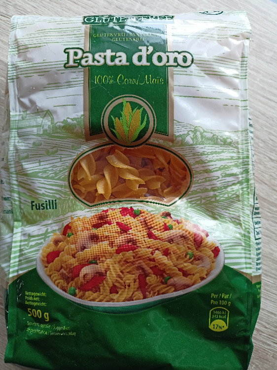 Pasta doro Fusilli 100% Maismehl, Mais von LenkaS | Hochgeladen von: LenkaS