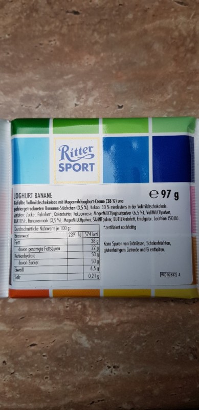 Ritter Sport Joghurt Banane von jasmin.wiwi.wilmsgmail.com | Hochgeladen von: jasmin.wiwi.wilmsgmail.com