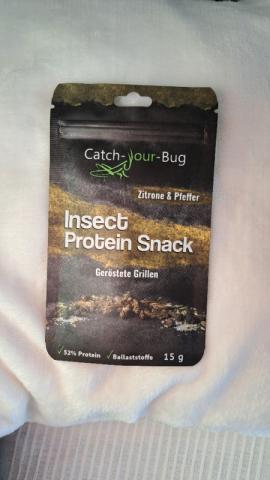 Insect Protein Snack, Geröstete Grillen (Zitrone & Pfeffer)  | Hochgeladen von: PetraMV