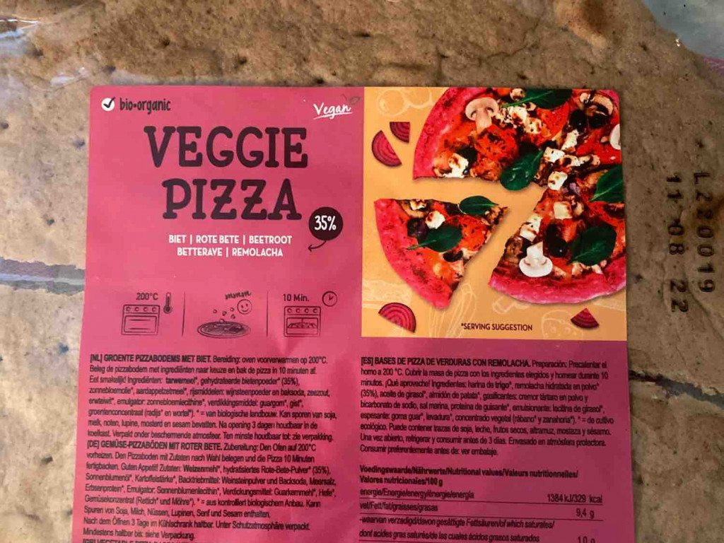 Veggie Pizza Rote Beete von Batzi123 | Hochgeladen von: Batzi123