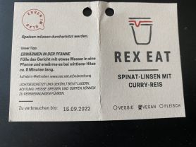 Rex Eat: Spinat-Linsen mit Curry-Reis (andere Zusammensetzun | Hochgeladen von: chriger