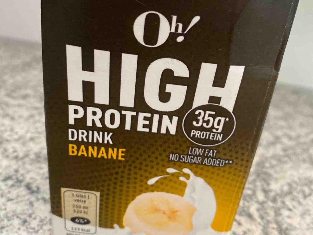 Oh High Protein Drink Banane von fitcj | Hochgeladen von: fitcj