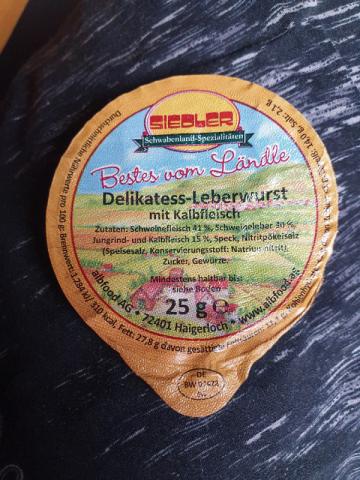 Delikates Leberwurst, Mit Kalbfleisch von snoopy *71 | Hochgeladen von: snoopy *71