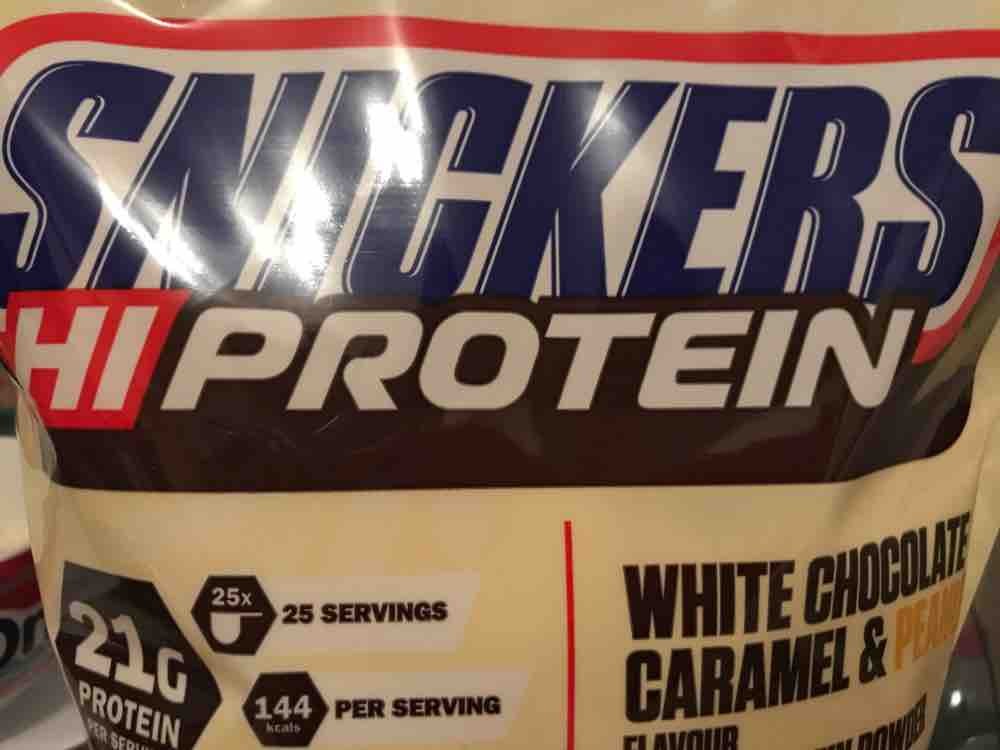 Snickers Hi Protein, white chocolate von JennyJohnson7 | Hochgeladen von: JennyJohnson7
