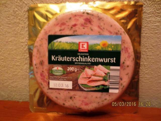 Delikatess Kräuterschinkenwurst K-Classic, Schinkenwurst | Hochgeladen von: cucuyo111