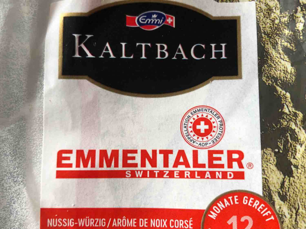 Kaltbach Emmental er AOP, Schweizer Hartkäse, Rohmilch, 12  Mona | Hochgeladen von: wumle