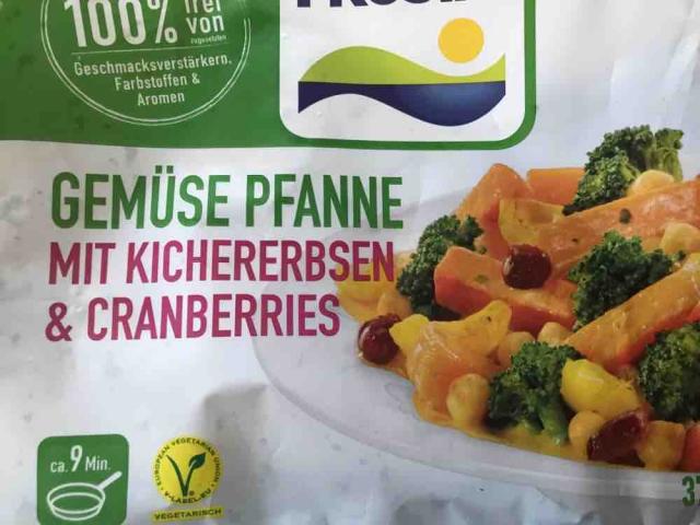 Frosta Gemüse Pfanne mit Kichererbsen und Cranberries von andrea | Hochgeladen von: andreaspunktschaefer