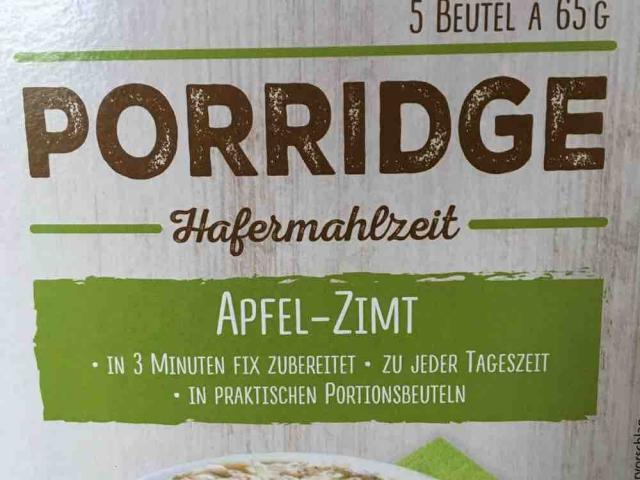 Porridge Hafermahlzeit, Apfel-Zimt von mdrueckhammer381 | Hochgeladen von: mdrueckhammer381