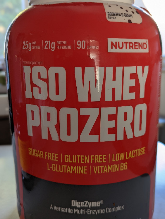 ISO Whey Prozero, Cookies Cream von calb90 | Hochgeladen von: calb90