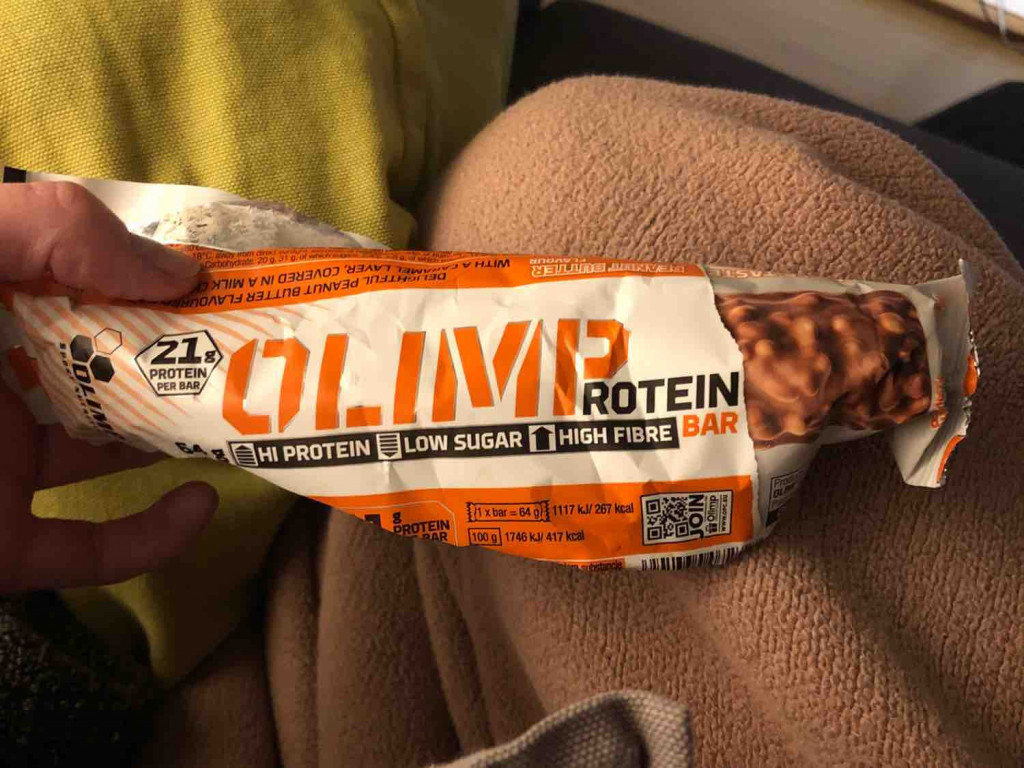 olymp protein bar, peanut butter flavour von Klammeraffe | Hochgeladen von: Klammeraffe