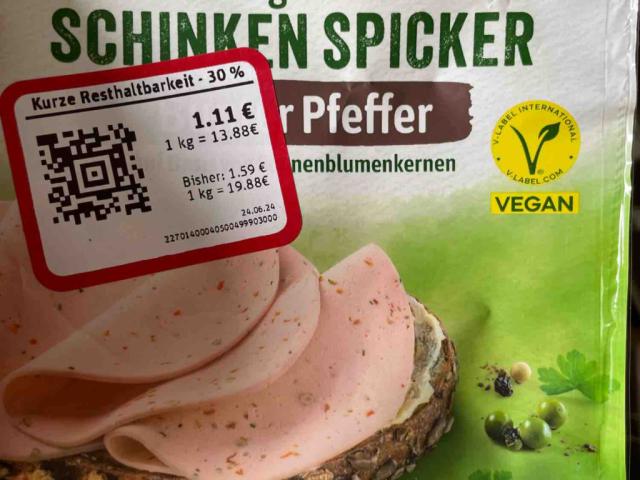 Veganer Schinken Spicker, Bunter Pfeffer von ginamlr | Hochgeladen von: ginamlr