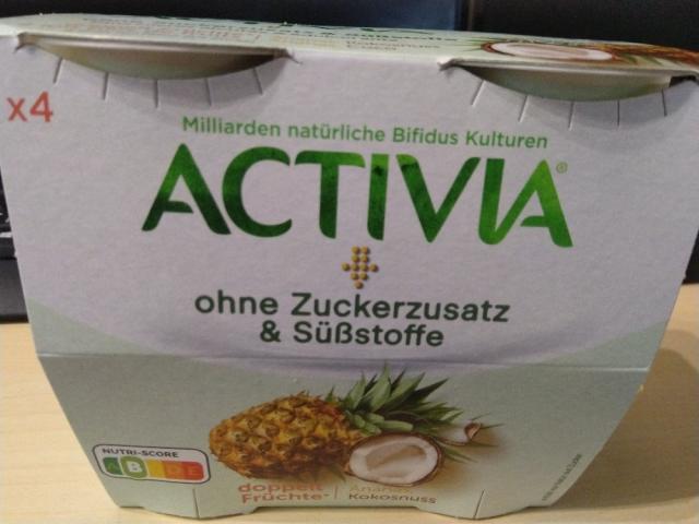 Activia doppelt Früchte, Ananas Kokos, ohne Zuckerzusatz von cal | Hochgeladen von: calpurnia.plinius