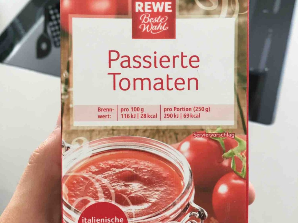 Rewe Beste Wahl Passierte Tomaten Kalorien Konserven Fddb