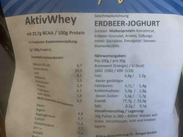 AktivWhey Erdbeer-Joghurt von JorschF1 | Hochgeladen von: JorschF1