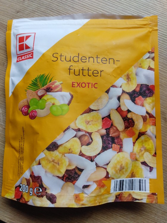K-Classic, Studentenfutter, Exotic Kalorien - Neue Produkte - Fddb