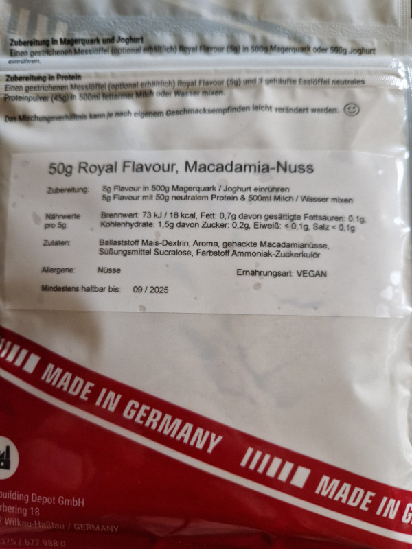 Royal Flavour, Macadamia-Nuss von schupfnudel | Hochgeladen von: schupfnudel