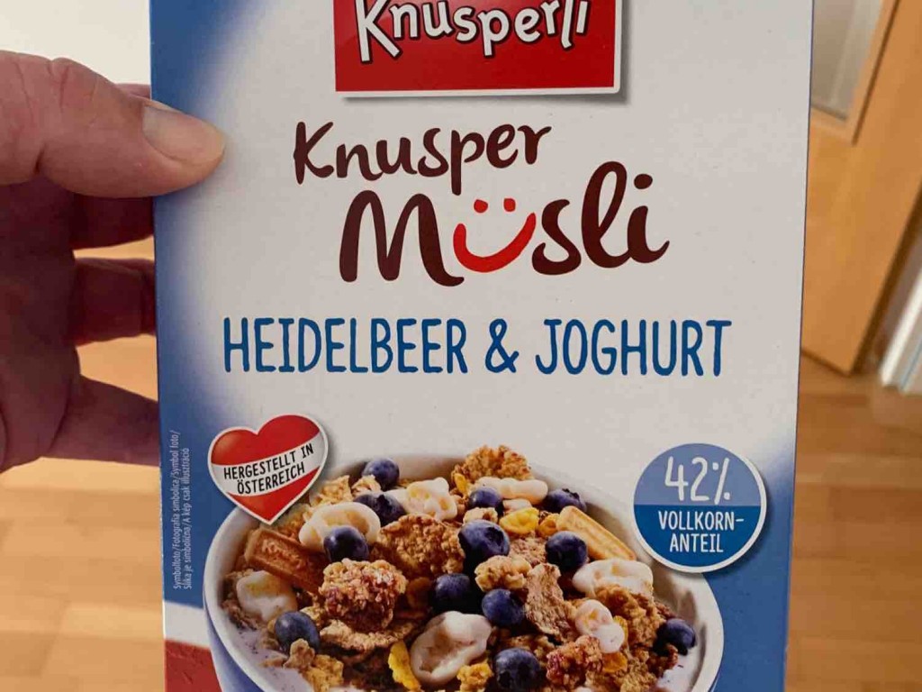 Knusper Müsli Heidelbeer & Joghurt von hinz | Hochgeladen von: hinz
