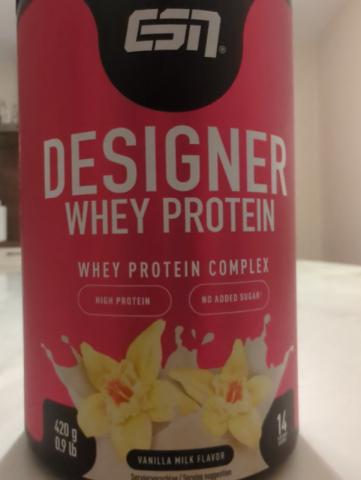 Designer Whey Protein, mit Milch, eine Portion 30g von M.AM | Hochgeladen von: M.AM