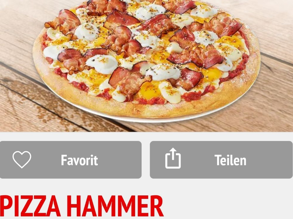 Pizza Hammer, 1 ganze Single Pizza von Noulaki | Hochgeladen von: Noulaki Pizza Hammer, 1 ganze Single Pizza von Noulaki | Hochgeladen von: Noulaki