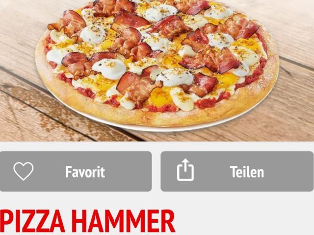 Pizza Hammer, 1 ganze Single Pizza von Noulaki | Hochgeladen von: Noulaki Pizza Hammer, 1 ganze Single Pizza von Noulaki | Hochgeladen von: Noulaki