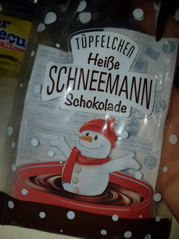 Heiße Schneemann Schokolade, Zartbitterschokolade mit Schaumzuck | Hochgeladen von: tw01