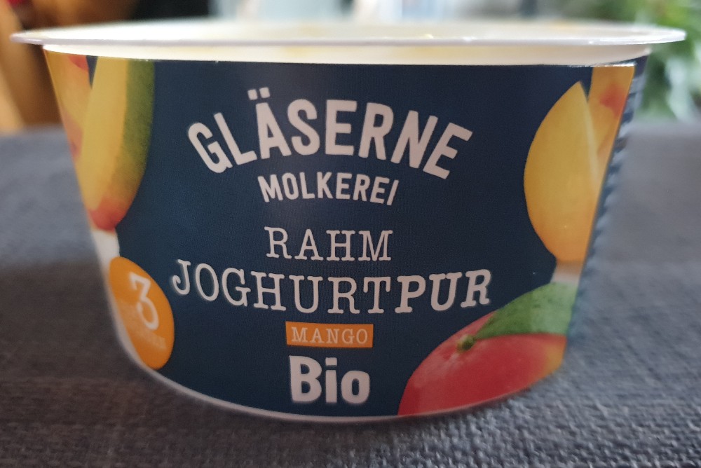 Rahm Joghurt Pur Mango, Bio Rahmjoghurt mit Mango, 10% Fett im M | Hochgeladen von: FerrariGirlNr1