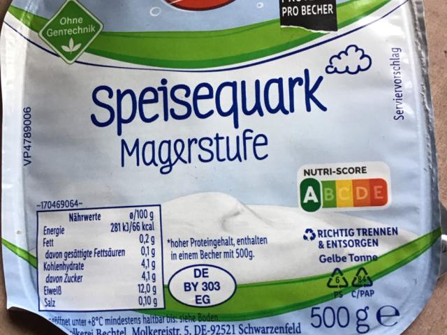 Milbona Speisequark Magerstufe von Kat71 | Hochgeladen von: Kat71