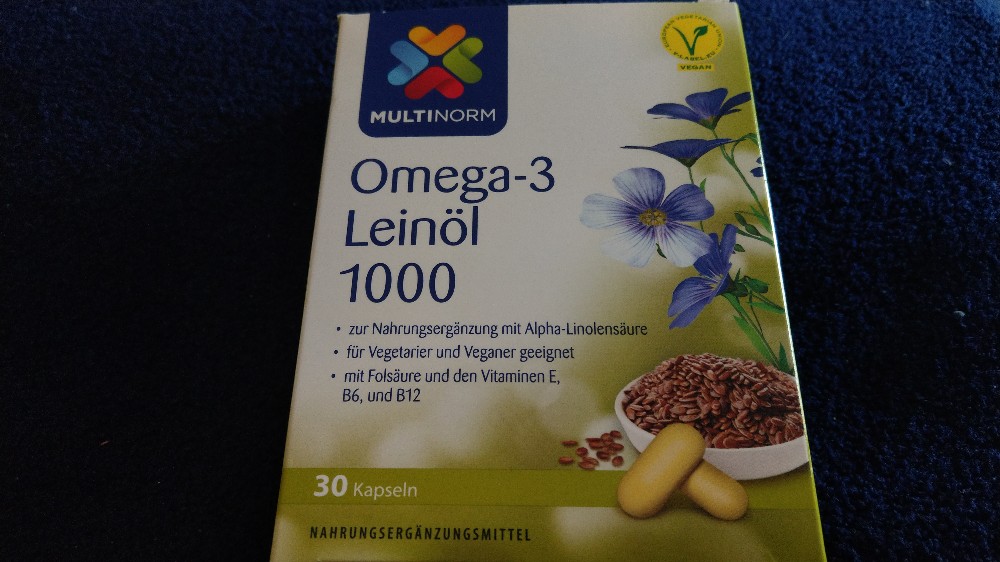 Omega-3 Leinöl 1000 Kapseln von Mobbele | Hochgeladen von: Mobbele