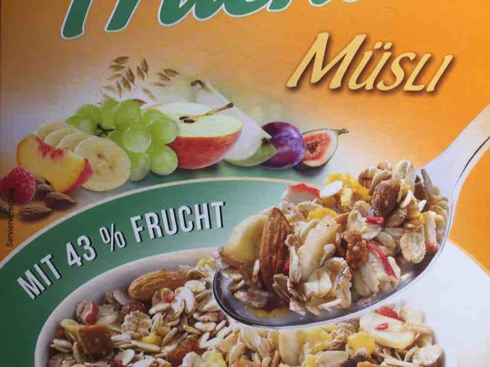 Früchte Müsli, mit 43 % Frucht von Muttihoch3 | Hochgeladen von: Muttihoch3