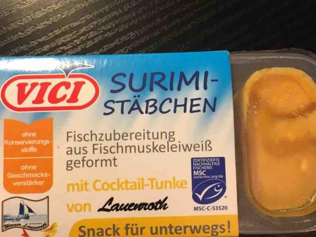 Surimi-Stäbchen mit Cocktail-Tunke von Heike0303 | Hochgeladen von: Heike0303