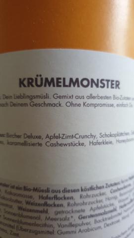 MyMuesli Krümelmonster, selbst gemixt von Feenstaub im Wald | Hochgeladen von: Feenstaub im Wald