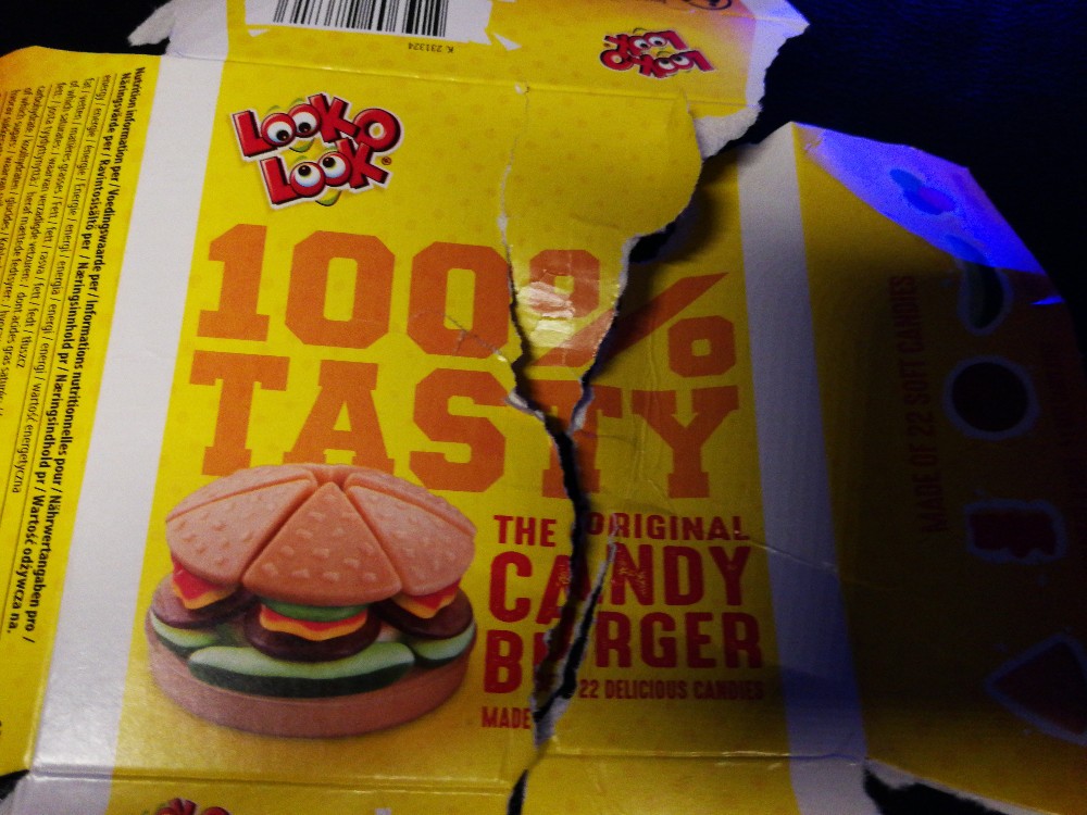 100% Tasty The Original Candy Burger, Made of 22 Soft Candies vo | Hochgeladen von: slhh1977