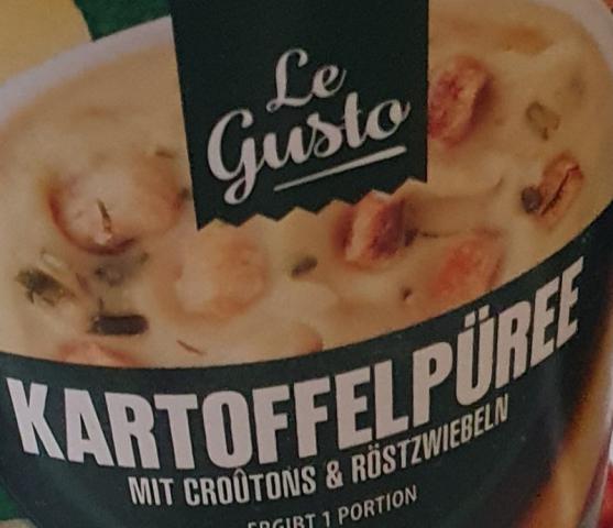 Le Gutso Kartoffelpüree, mit Crutons und Röstzwiebeln von marion | Hochgeladen von: marionmira74116