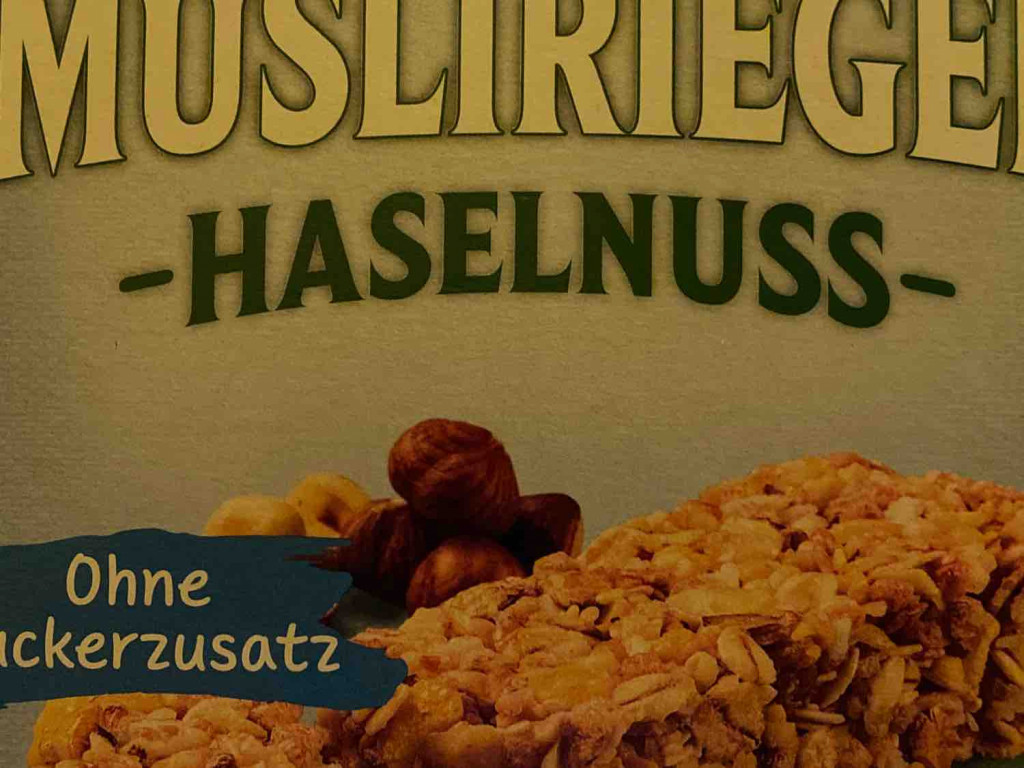 Müsliriegel Haselnuss (ohne Zuckerzusatz) von Vas156 | Hochgeladen von: Vas156