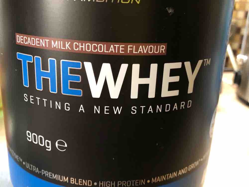 The Whey Protein, Decadent Milk Chocolate Flavour von Janimaxx | Hochgeladen von: Janimaxx