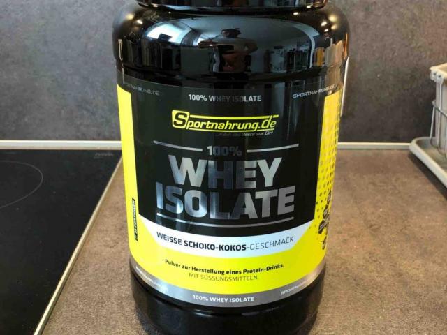 100% Whey Isolate, Weisse Schoko-Kokos von oliverbaumgartn694 | Hochgeladen von: oliverbaumgartn694