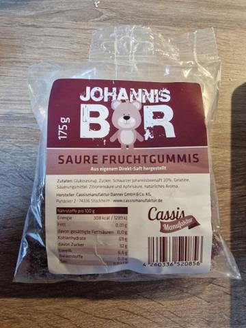Johannis BÄR, Saure Fruchtgummis - 6 Stück 21g von Trevoor | Hochgeladen von: Trevoor