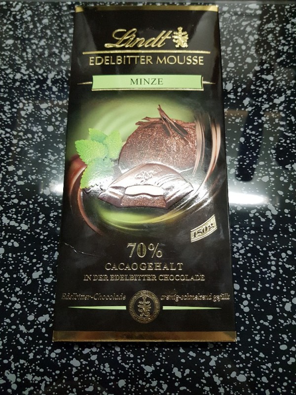 Edelbitter Mouse Minze, 70% Cacao Gehalt von bennie | Hochgeladen von: bennie