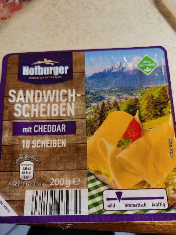 Sandwich-Scheiben mit Cheddar von Saumagen | Hochgeladen von: Saumagen