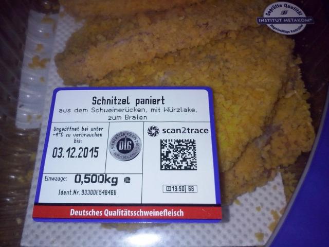 Gut Bartenhof Schnitzel paniert aus dem Schweinerücken | Hochgeladen von: Shirlinka