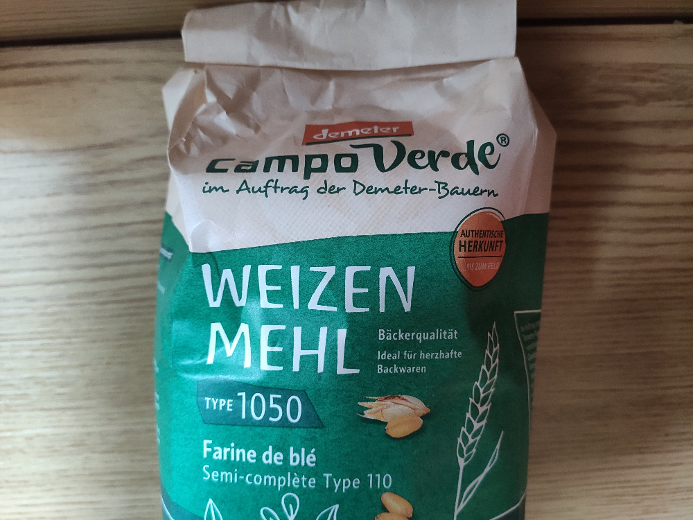 Weizenmehl Type 1050 Campo Verde, Demeter Bio von PapstDjango | Hochgeladen von: PapstDjango