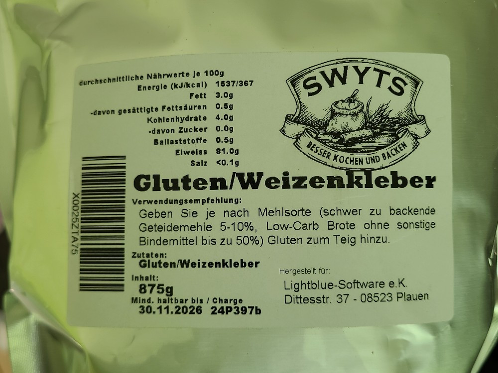 Gluten/Weizenkleber von imrvnx | Hochgeladen von: imrvnx