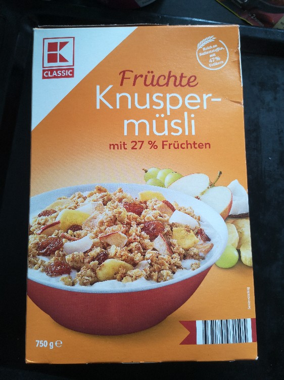 Früchte Knuspermüsli, Mit 27% Früchten von kfriedrich | Hochgeladen von: kfriedrich