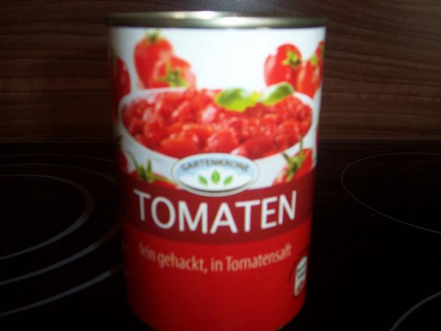 Gartenkrone Tomaten gehackt, in Tomatensaft | Hochgeladen von: Nudelpeterle Gartenkrone Tomaten gehackt, in Tomatensaft | Hochgeladen von: Nudelpeterle