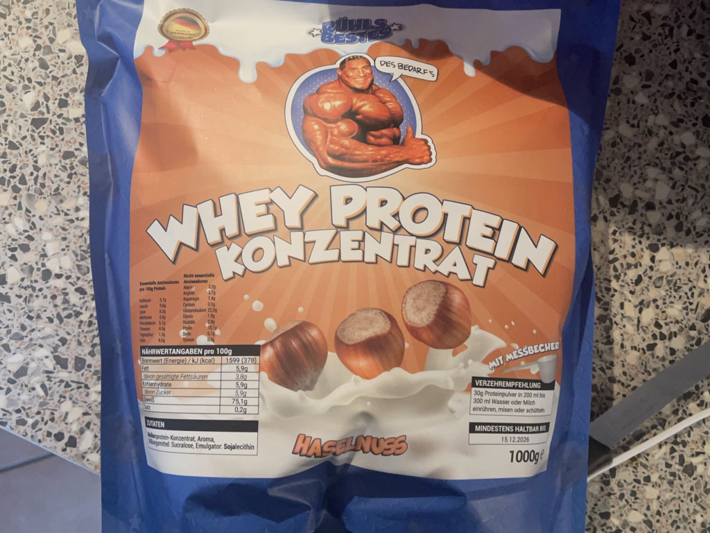 Whey Protein Konzentrat, Haselnuss von NinaStra | Hochgeladen von: NinaStra