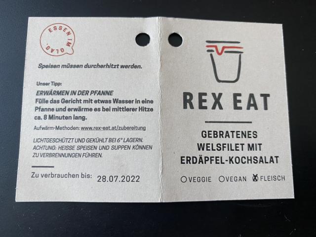 Rex Eat: Gebratenes Welsfilet mit Erdäpfel-Kochsalat | Hochgeladen von: chriger
